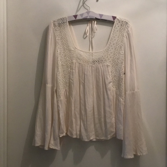 Derek Heart Tops - DEREK HEART BOHO LACE TOP